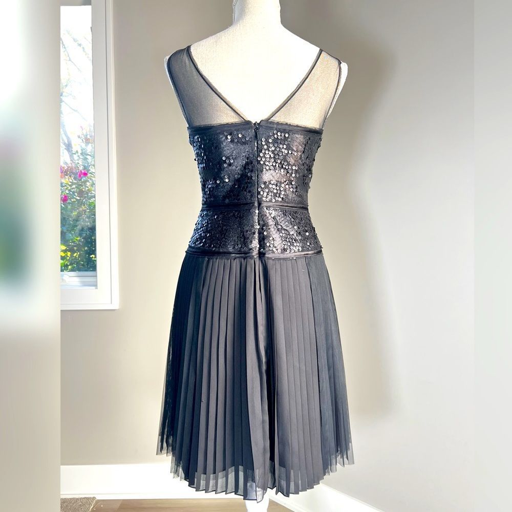 Black Tulle Cocktail Formal Party Dress BCBGMaxazria - Picture 6 of 8